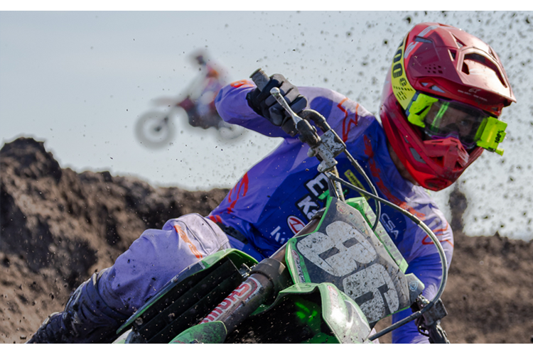 Arm pump hit Reid Taylor hard in the opening moto | Photo: ID Media Group